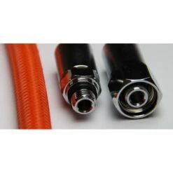 Flexible Détendeur Nylon Tressé Noir (75cm) -Equip Subaquatique flexible detendeur nylon tresse noir 5