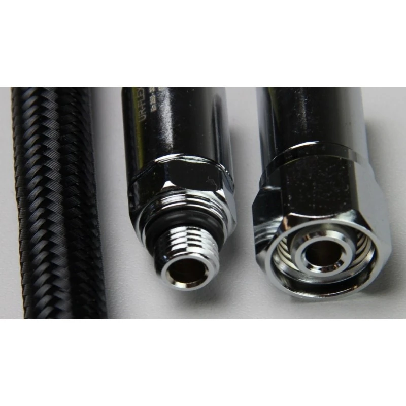 Flexible Détendeur Tressé Noir (210 Cm) 3 Flexible Détendeur Tressé Noir (210 Cm)