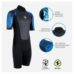 HydroFlex 3mm Coral Guardian Shorty Homme -Equip Subaquatique hydroflex 3mm coral guardian shorty homme 3