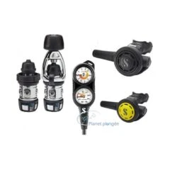 Détendeur De Plongée Pack école 2 MK 2 EVO R09 + Octopus R095+ Manomètre Compact 400Bar + Profondimètre 80m